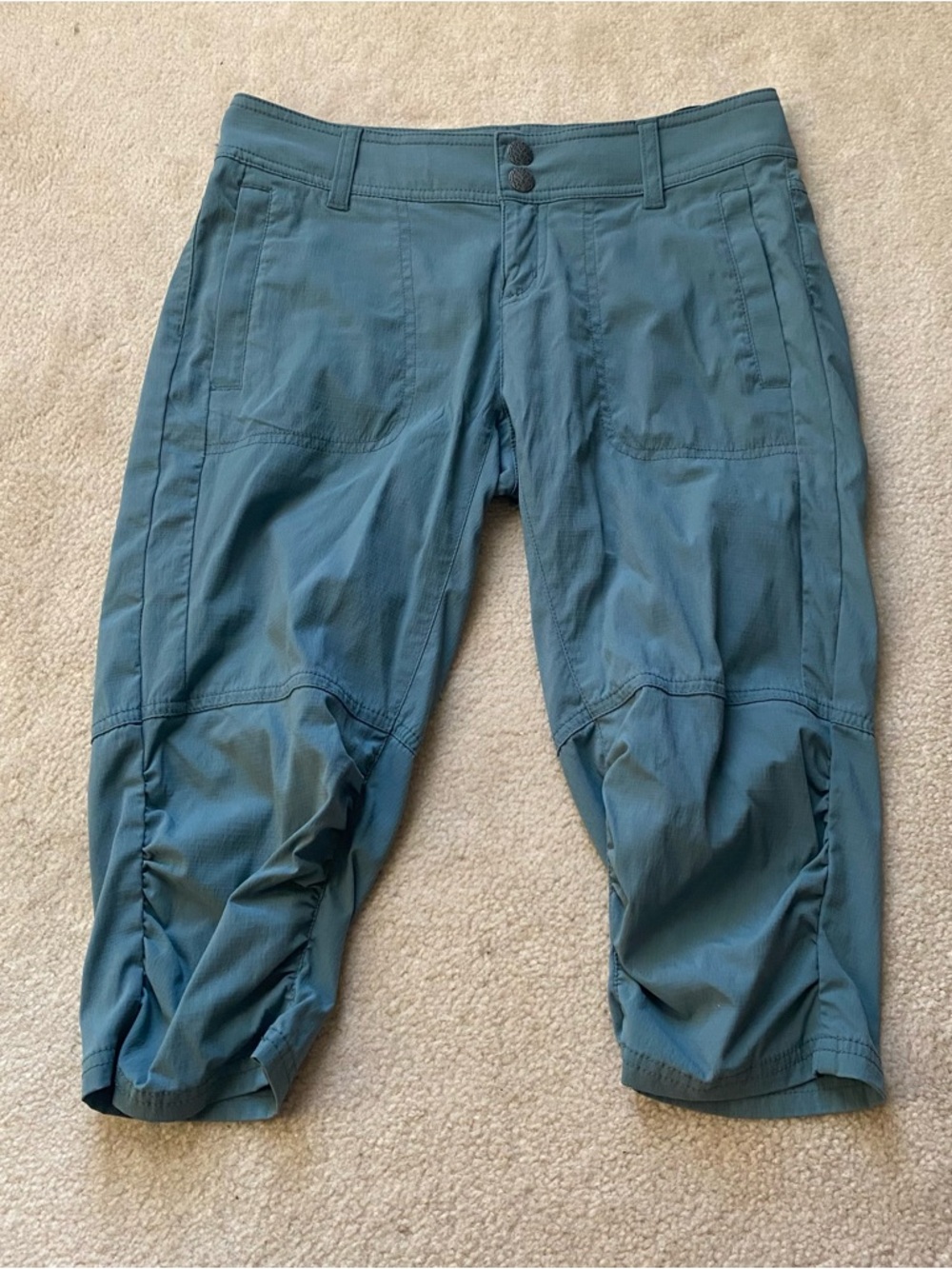 Prana Ravenna Knickers Hiking Pants Womens Starling Green Sage Cropped W41180432